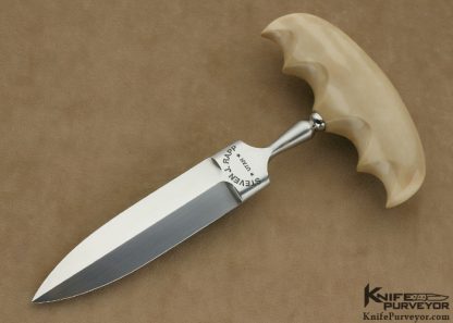 Steven Rapp Custom Knife Fossilized Push Dagger