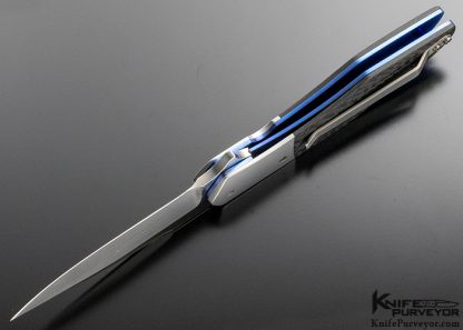 Steve Skiff Custom Knife  "Accomplice" LinerLock Titanium and Carbon Fiber - Image 7