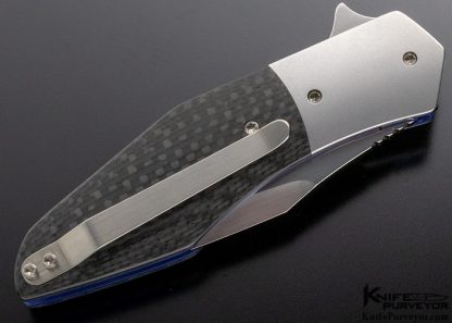 Steve Skiff Custom Knife  "Accomplice" LinerLock Titanium and Carbon Fiber - Image 5