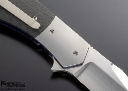 Steve Skiff Custom Knife  "Accomplice" LinerLock Titanium and Carbon Fiber - Image 4