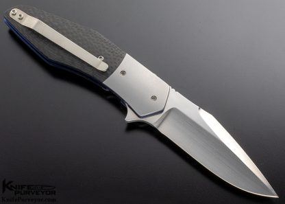 Steve Skiff Custom Knife  "Accomplice" LinerLock Titanium and Carbon Fiber - Image 3
