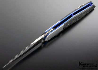 Steve Skiff Custom Knife  "Accomplice" LinerLock Titanium and Carbon Fiber - Image 6