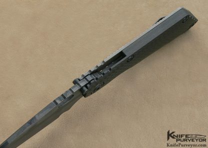 Duane Dwyer Custom Knife SNG Carbon Fiber Frame Lock - Image 5