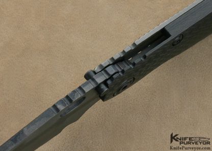 Duane Dwyer Custom Knife SNG Carbon Fiber Frame Lock - Image 6