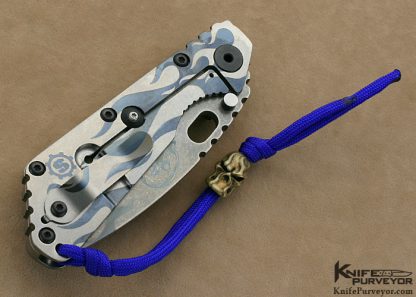 Strider Custom Knife 1 of 18 Custom Strider MSC/Starlingear LTDÃ‚Â Titanium SMF "G2 SUMMIT" Collaboration Knife - Image 3
