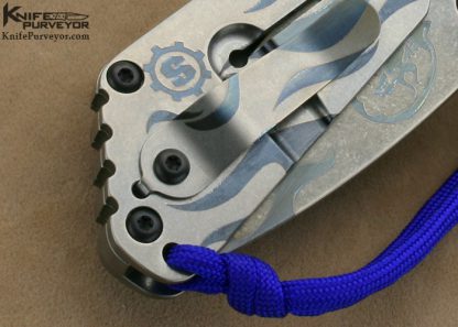 Strider Custom Knife 1 of 18 Custom Strider MSC/Starlingear LTDÃ‚Â Titanium SMF "G2 SUMMIT" Collaboration Knife - Image 4