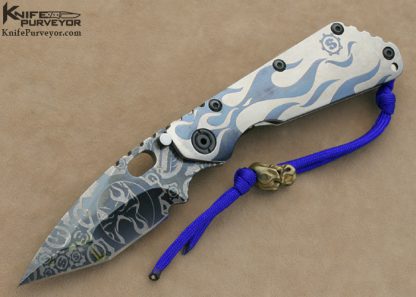 Strider Custom Knife 1 of 18 Custom Strider MSC/Starlingear LTDÃ‚Â Titanium SMF "G2 SUMMIT" Collaboration Knife