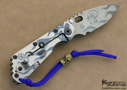 Strider Custom Knife 1 of 18 Custom Strider MSC/Starlingear LTDÃ‚Â Titanium SMF "G2 SUMMIT" Collaboration Knife - Image 6