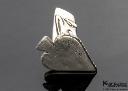 SterlingWerx Custom Art Poker Card Guard/Protector .925 Sterling Silver - Image 4