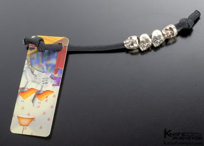 SterlingWerx Sterling Silver 1 of a Kind Solid Sterling Silver Hand Made In the USA (4 Mini Skull) Bead