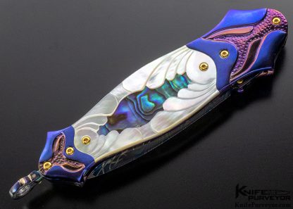 Suchat Jangtanong Custom Knife Fish Tail Linerlock Dagger - Image 5