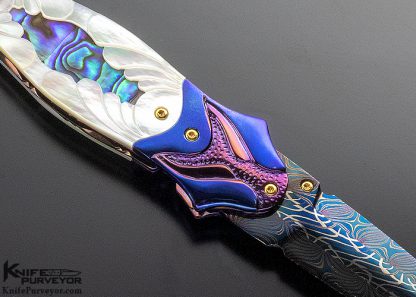 Suchat Jangtanong Custom Knife Fish Tail Linerlock Dagger - Image 4
