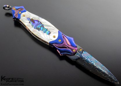 Suchat Jangtanong Custom Knife Fish Tail Linerlock Dagger - Image 3