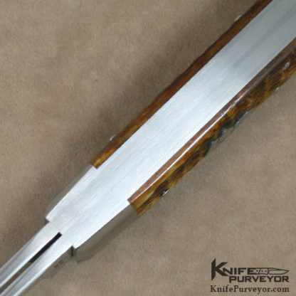 Tony Bose Custom Knife Dogs Head Trapper Slipjoint - Image 5