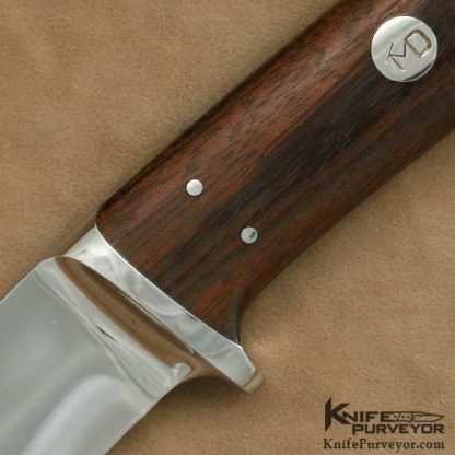 T.M. Dowell Custom Knife Integral Drop Point Hunter - Image 2