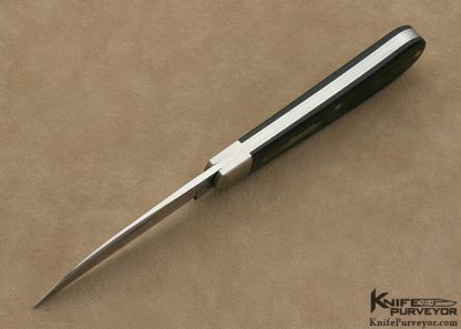T.A. Davison Custom Knife Canvas Micarta Slipjoint - Image 4