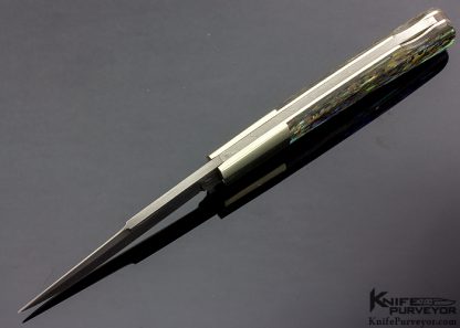 Takayuki Watanabe Custom Knife Abalone Lockback Folder - Image 4