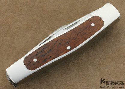 Terry Davis Custom Knife Bone Interframe 3 Blade Stockman Slip Joint - Image 3