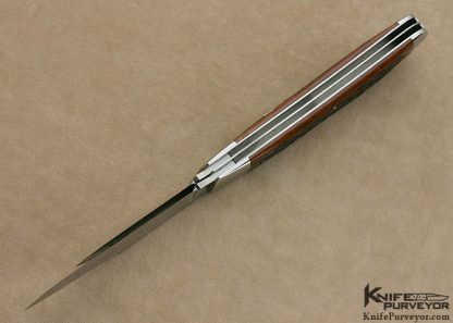 Terry Davis Custom Knife Large Jigged Bone 2 Bladed Trapper - Image 6