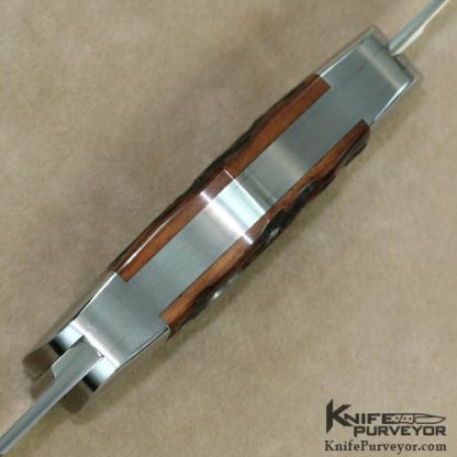 Terry Davis Custom Knife 2 Bladed Jigged Bone Slipjoint - Image 4