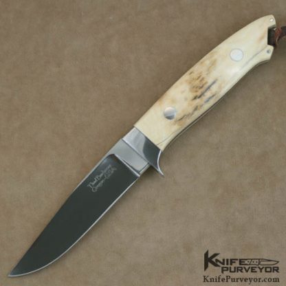 Thad Buchanan Custom Knife Lucarelli's Clip Mammoth Ivory