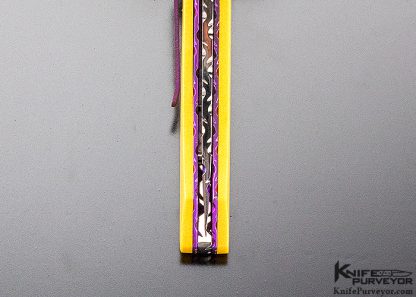 Thomas Vallotton Custom Knife Westinghouse Micarta D/A Auto Linerlock - Image 8