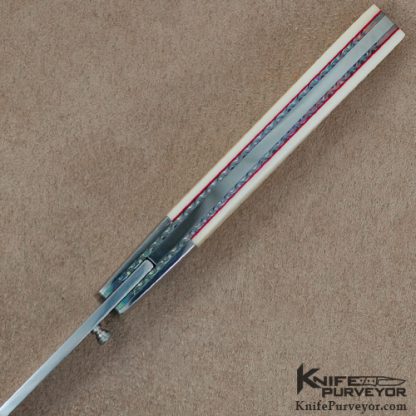 Andre Thorburn Custom Knife Warthog Ivory & Stippled Bolster Linerlock - Image 4
