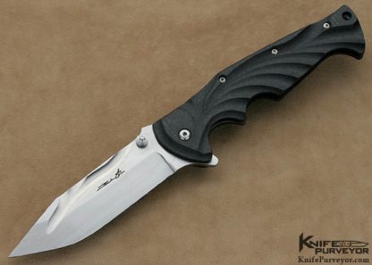 Brian Tighe Custom Knife Fluted BG-42 and Fluted Carbon Fiber Tighe Breaker Linerlock