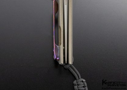 Tim Curry Custom Knife Titanium with Timascus Clip "Variant" Frame Lock - Image 8
