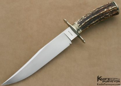 Tim Hancock Custom Knife Stag Bowie