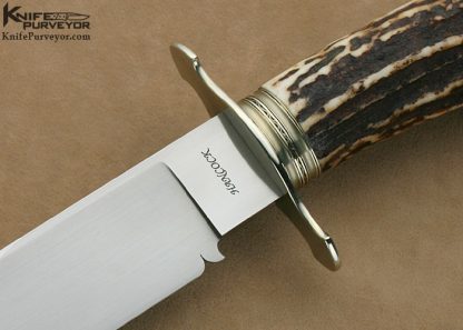 Tim Hancock Custom Knife Stag Bowie - Image 2