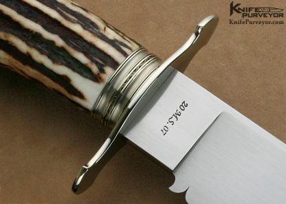 Tim Hancock Custom Knife Stag Bowie - Image 5