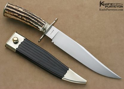 Tim Hancock Custom Knife Stag Bowie - Image 4