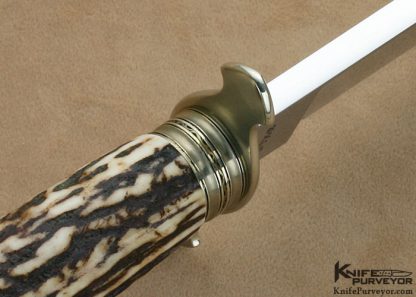 Tim Hancock Custom Knife Stag Bowie - Image 7