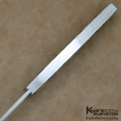 Tim Herman Custom Knife "Sliver" Slipjoint Engraved by Jon Robyn - Image 4