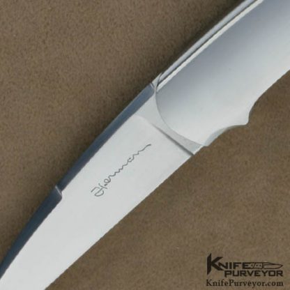 Tim Herman Custom Knives Fluted Sliver Linerlock - Image 2