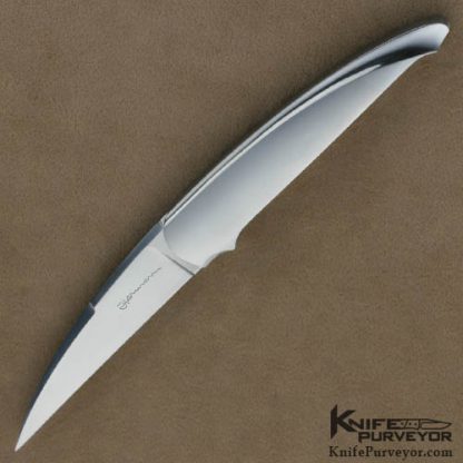 Tim Herman Custom Knives Fluted Sliver Linerlock