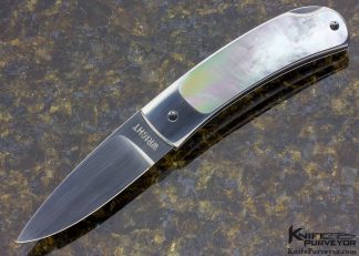 Timothy Wright Custom Knife Pearl Interframe Takedown Lockback with Custom Tools