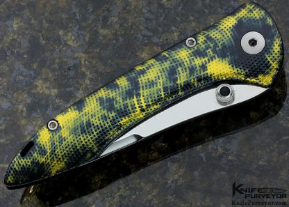 TiKnives Custom Knife Button Release Gravity Knife - Image 3