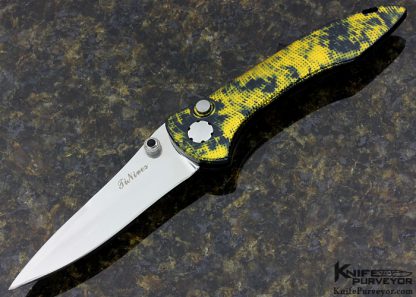 TiKnives Custom Knife Button Release Gravity Knife