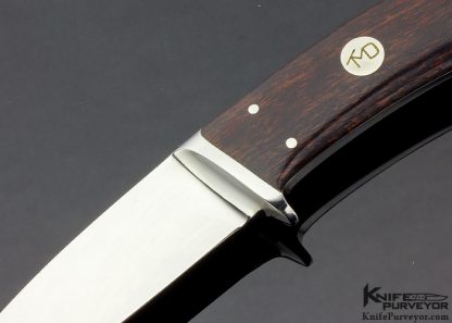 TM Dowell Custom Knife Desert Ironwood Little Hunter with Sheath - Image 2