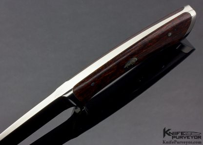 TM Dowell Custom Knife Desert Ironwood Little Hunter with Sheath - Image 4