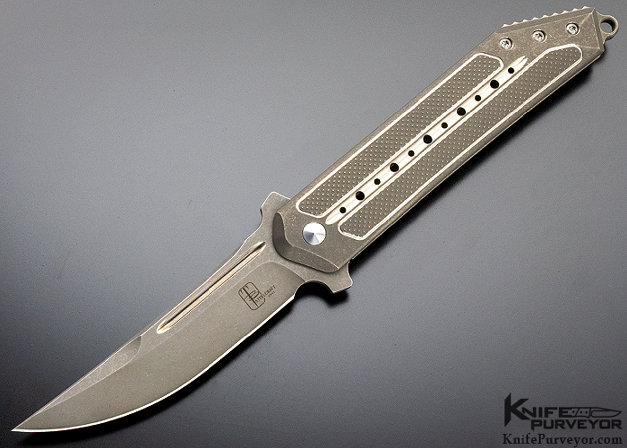 Todd Begg Steelcraft Series Custom Knife Sun Tzu Kwaiken Stonewash