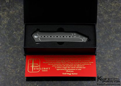 Todd Begg Custom Knife "Sun Tzu Kwaiken" Machined Titanium Frame Lock Flipper - Image 7