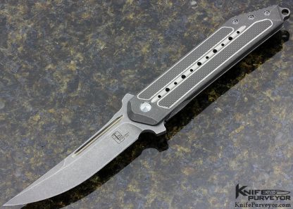 Todd Begg Custom Knife SteelCraft Titanium Frame Lock Flipper - Image 2