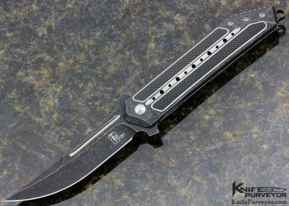Todd Begg Custom Knife SteelCraft Titanium Frame Lock Flipper