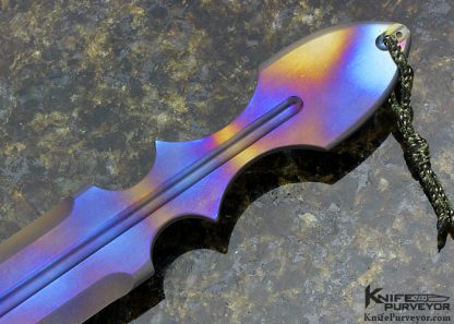 Tanya Begg Custom Knife Integral Titanium Dagger - Image 2