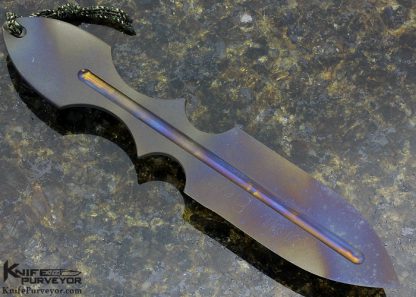 Tanya Begg Custom Knife Integral Titanium Dagger - Image 3