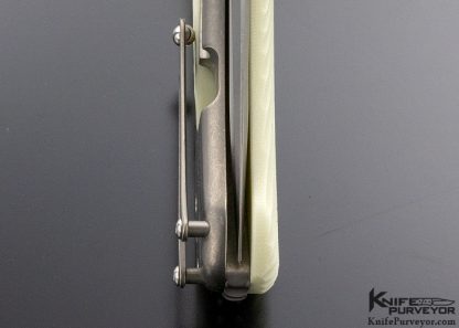 Todd Begg Design Custom Knife "Field Grade Bodega" White G-10 Framelock Spearpoint - Image 6