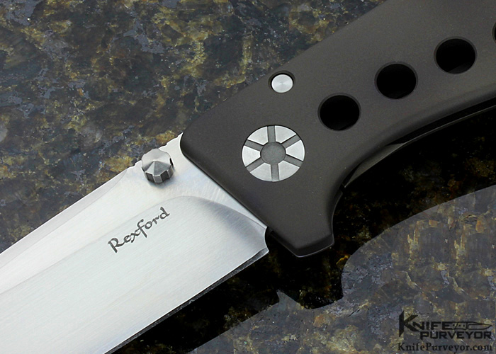 Todd Rexford Custom Knife XL Epicenter Elmax and Titanium Frame Lock - Image 2
